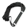 Bondage flogger flirta pu läder piska bdsm spanking tofs restraints sex leksaker för par kvinnliga vuxna spel 240507