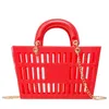 Fashion Basket Basket Supermarket Large Jelly Portable Shopping Bag Capacity Designer Basket Storage Bags Tote Hollow Bag Bag Beach 230 Sjhd