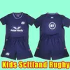 Kids Scotland 2022 Rugby Jersrys home national team Scotland POLO T-shirt rugby Jersey Mens shirts 2021 new world cup sevens training child full kits set