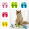 Un paio di carini scarpe da gatto sandali non slip scarpe da cane estate foro comodi accessori traspiranti 240428