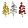 Fleurs décoratives 5pcs Christmas Berry Berry Branches mousse Fruit de paille