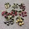 Декоративные цветы 5 масляная живопись трещины маленькие чайные бутоны искусственная домашняя столовая ландшафтное расположение цветов роза