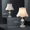 Tischlampen Ronin moderne Dimmlampe LED Kreatives Kristallschreibtisch Licht mit Fernbedienung für Heim im Wohnzimmer Schlafzimmer Dekor