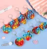 QC01 Halloween de Natal Favor Push S Keychain Toys for Kids Adult Silicone Camo Rainbow Ringent Pioneer Anti-Stress Bory Gift 200pcs3504603