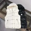 Дизайнерский тибб мужской капюшон с капюшоном вниз жилеты France Brand Bormes в жилетах Зимняя куртка вышитая грудь теплый