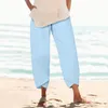 Calça feminina calça moda crossover calça as calças de abertura de cor sólida na cintura alta