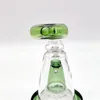 8 bis 9 Zoll großes, klares grünes fabelhaftes Ei Multi -Farben Shisha Glass Bong Dabber Rig Recycler Rohre Wasser Bongs Rauchpfeife 14mm weibliches Gelenk US -Lagelhaus