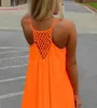 Vestidos sexy urbanos 2022 estilo de verano 7 colores ropa de vestir para mujeres fluorescencia vestida de verano femenino chifón voile vestido t240510