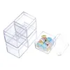 Gift Wrap 12pcs Clear Candy Box Treat Boxes Multifunction Accessory For Wedding Year Party Background Decor