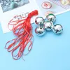 Party Supplies Five-Point Star Christmas Door Bell Jingle With Ribbon Mini Shiny Rattle Tree Hanging