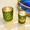 Candle Holders Small Tealight Holder Retro Glass Cup Vintage Cylinder Wedding Bougie Mariage Rustic Home Decor DL60ZT
