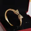 Tiger Bracelet Neutral Diamond Designer Top Jewelry Ladies Mariage Gift Classic Accessoire Classic Accessoire pour toute situation