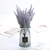 Dekorative Blumen 1/3Bundle Artificial Provence Plastik Lavendel Hochzeitsvase für Wohnkultur Getreide Weihnachten falsche Pflanze