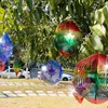 Figurines décoratives Colorful Wind Spinners 3D Rotation Bird Replelluling Chimes Heavy Duty Hexagon Boulires Rainbow Color Magic Chime