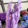 Dekorative Blumen 5pcs erhalten orangefarbenes Blatt natürliche Lilieblätter getrockneter Bouquet Boho Home Garten Dekor Weihnachtsfeier Dekoration