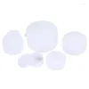 Garrafas de armazenamento 10pcs 5g-100g jóias de plástico branco caixa