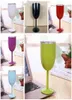 Goblet Vacuum Insulated mug Stem Wine egg cups Stainless Steel with lid egg shape mug cup 10OZ wine glasses 10 Colors LXL109615758118