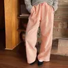 Pantaloni da donna Donne Vintage Vintage 2000 Gamba larga gamba casual pantaloni a quadri elastici con tasche per lavoro da ufficio streetwear