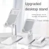 Nouveau support de téléphone de tablette de bureau pour iPhone iPad Desktop Mobile Phone Stand Prise en charge du support de supports rétractables en métal réglable