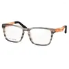 Sunglasses SHINU Prescription Glasses Men Squar Acetate Frame Wood Progressive Reading Blue Light Single Vision Eyewear