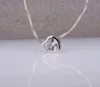 Fashion 925 Sterling Gemstone Women Chain Pendant Gold Plated Custom Sier Necklace88972143120150