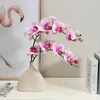 Decorative Flowers 3D Printing 9 Phalaenopsis Butterfly Orchid Artificial Home Decor Wedding Party Decoration Vase Plants Flores