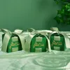 Enveloppe cadeau en papier vert Boînes de bonbons sac Boîte de mariage Baby Shower Favors Birthday Party Fournitures de Noël Décoration