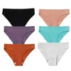 Mutandine femminili BZEL 6 pezzi di cotone set di biancheria intima a strisce Brief di comfort traspirante Simple Lingerie Sport Female