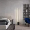 Lâmpadas de piso minimalista RGB Lâmpada moderna LED quadrada vertical Design Replique Quarto Dimmível sala de estar interna em pé