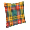 Pillow Modern Fashion Scottish Tartan Plaid Cover For Sofa Polyester Geometry Case Home Decor Pillowcase