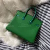 12A Quality Designer -Einkaufstaschen speziell angepasste Bambusgrüne Helle Alligator Leder Spleiß Togo Leder Kreatives Design Frauenhandtaschen mit Originalschachtel.