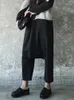 Pantalon féminin Capris High Elastic Affinerie noire Pantalon en tricot noir Tente de mode Fashion Tendance et automne 2024 JE814L2405