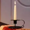 Candle Holders Wrought Iron Dining Table Holder Candlestick Candlelight Dinner Kitchen Home Stand Props Light Dec J5y6