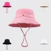Projektant Bucket Hat Le Bob Hats dla mężczyzn Kobiety Casquette szeroki projektanta Kapelusz Słońce zapobiegaj gorras na zewnątrz plażowy płótno