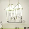 Nordic Gold Bird Cage pendant light Living room Bedroom origami bird light Kitchen Hanging lamp Dining room Paper House Fixtures