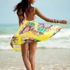 Bohemian Mesh Cover-ups Femmes Choison de bain Strap Flat Sweetwes Ladies Robe de plage Sarong Wrap Sexy Summer Up Up