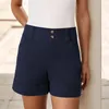 Shorts de femmes femmes stretchill stretchill été extensible jean décontracté chino hauteur denim