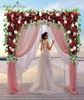 Fleurs décoratives couronnes 140cm de borgogne personnalisé vin rouge artificiel mur fleur guirlande table maître de la pièce maîtresse de mariage déco3225331