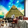 Sfondi Wellyu Egypt Khufu piramide hdtv soggiorno divano sfondo muro personalizzato personalizzato grande affresco carta da parati papel de parede para quarto