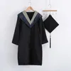 Set di abbigliamento Abito uniforme di laurea Cap unisex Bachelor Costume School Ceremony University Ceremony