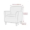 Pokrywa krzesełka w kształcie litery T wanna okładka fotela na fotela do salonu do sypialni biuro Elastyczne pojedyncze sofa