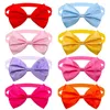 Abbigliamento per cani 10/20pcs Solid Small Bowtie Piet Collar per patatine per cani CATS ACCOLO CATTO CATTO Accessori per la toelettatura gatto