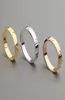 2019 Nieuwe klassieke roestvrijstalen Gold Love Getrouwd verlovingspaar Ring voor vrouwelijke man Fashion Designer Eternal Love Jewelry with1815037