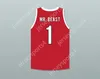 Anpassade Nay Mens Youth/Kids MR. Beast 1 Ace Family Charity Red Basketball Jersey Top Stitched S-6XL