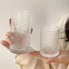 ワイングラス250/360mlベゴニアパターンロマンチックなウォーターグラス/バーの飲み物/アイスコーヒーインスタイルのためのガラスカップ