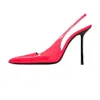 Designer de luxe High Heels Chaussures pour femmes Dames Robe Bureau décontracté baskets d'été Sandles Stiletto talon pointé Taux Sandales D