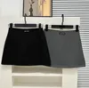 Contrast Kleur Vrouwen Pakken Rok Sexy Black Gray Mini Skirts Casual Fashion Daily Designer Luxe Elegante zomerrokken Luxe zomerse rokken