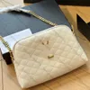 New High quality designer bag Woman fashion Shell bag handbag Gold label logo Zipper opening and closing Built-in buckle bag Cow leather Shoulder bag Crossbody bag