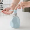 Liquid Soap Dispenser Creative Solid Color Shampoo Ceramic Badrumstillbehör Hem Lotion Bottle Sanitizer -flaskor