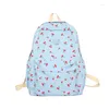 Torby szkolne małe plecak wiśniowy torba na dużą pojemność spersonalizowana nazwa Travel Student Direga